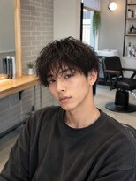 MEN's Baguz MEN'Sカット/ MEN'Sパーマ/ MEN'Sカラー 無造作束感マッシュニュアンスパーマメンズトレンドヘア
