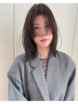 エン 三島(en)&nbsp;顔周りカット/モカブラウン/小顔カット/透明感カラー/艶感/三島