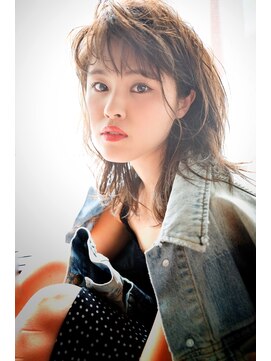 ヘアーアンドアトリエ マール(Hair&Atelier Marl) 【Marl】暗髪カラーの抜け感セミディ♪