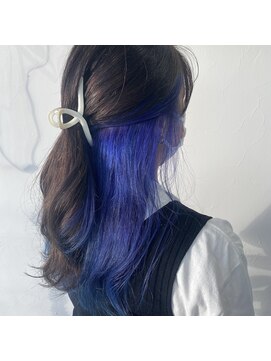 テクライズ 豊橋店(TECHRISE) deep blue インナーカラー☆