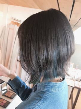 オンド(onde) インナーカラーボブ