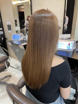 プライズ 池袋店(prize) ストレートヘア_かきあげロング_マロンベージュAラインボブ1105