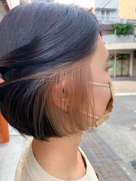 ヘアーラボ ハチ(HAIR LABO HACHI) イヤリングカラーミルクティーベージュ