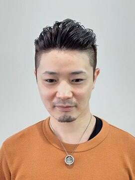 パール(PEAR+L) メンズ×オールバック×サイドグラデーション×メンズカット2