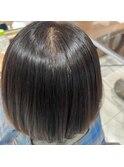 髪質に合わせた縮毛矯正