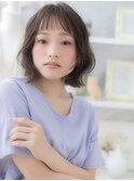 ベビーバング抜け感くせ毛風ボブウルフT3上尾a20代30代40代