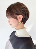丸みショート_チョコレートプリカール大人ガーリー_ba364193