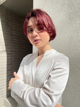 スミス 秋葉原(Smith) チェリーバイオレット/ハンサムショート/暖色カラー