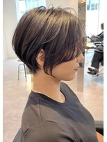 アンド ストーリーズ(&STORIES)&nbsp;前下がりショート/前髪/絶壁解消/小顔効果/30代/40代【橋本】