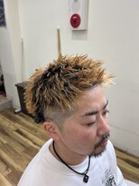 スウェル 千葉店(Swell)&nbsp;＊ハイトーンパーマ×スパイキーショートmen's [千葉]