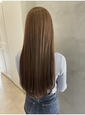 カット+うる艶カラー+頭筋マッサージスパ+髪質改善AujuaTR