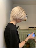 メンズナチュラルセンターパート