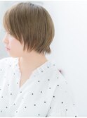 関内/髪質改善/斜めバング×ハイトーンカラーのウルフショートj