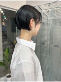 癖を活かすボブ　ミニボブ　暗髪ボブ　鹿児島ボブ