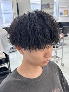 ネクスト 静岡店(NEXT) MEN'S HAIR カルマパーマ ダークアッシュ ニュアンスパーマ