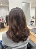 コテ巻き風パーマ