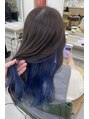 ナビバイケンジ(NaVI by KENJE) 全頭ブリーチも人気ですがインナーカラーもオススメです！