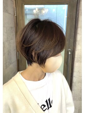 プラグ ヘアーデザイン 大名店(PLUG hair design) ショートボブ/ショートヘア/脱白髪染め/白髪ぼかし/髪質改善