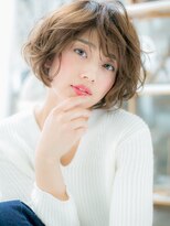 モッズヘア 越谷(mod's hair)&nbsp;大人かわいい乾かすだけくせ毛風ボブパーマh3越谷20代30代40代