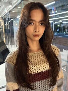 ノラ ヘアーサロン(NORA HAIR SALON) 【大久保】海外風レイヤーカットスタイルアッシュブラウン