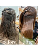 グリーンルームセカンド 結城店(GREEN ROOM. 2nd)&nbsp;縮毛矯正　髪にドラマを　髪質改善　結城市