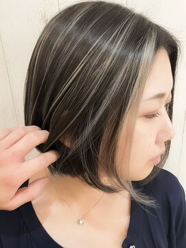 ベジット 町田店(Bejitto) コントラストハイライト×ボブ