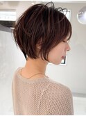 イメチェン外ハネボブ美髪ワイドバングレイヤーショート/大宮