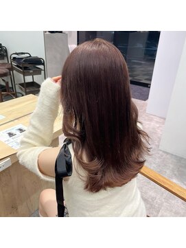 シェノン 梅田(CHAINON) 透明感カラー/ラベンダーベージュ/柔らかな艶髪/ガーリー