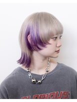 ルプラ ガーデン(le-pla garden) ウルフ#ラベンダー#ミルクティーベージュ#ボブ#豊橋#豊川#田原