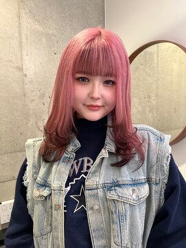 モニカ(MONIQA) pink×brown×design カラー