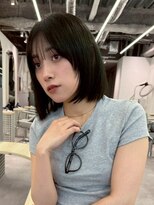 ハニー 町田(HONEY)&nbsp;レイヤーボブ/黒髪/切りっぱなしボブ/髪質改善/縮毛矯正1