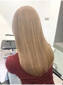 韓国風ミルクティーグレージュカラーベージュブラウンカラー