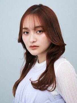 ガリカ 横浜(Gallica) 顔周りレイヤー小顔髪質改善カットうる艶髪マロンベージュカラー