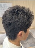 スパイキーショート/短髪パーマ/メンズショートパーマ