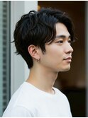 メンズ/メンズカット/毛流れパーマ
