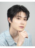 韓国センターパートコンマバングフェザーパーマニュアンスパーマ