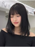 ボブ／レイヤーカット／グレージュカラー／表参道