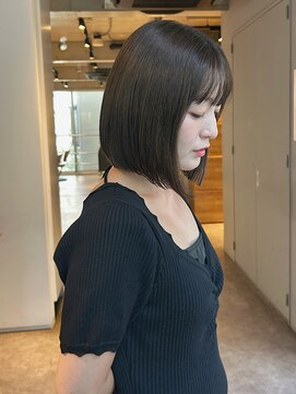 ダヴィン 中目黒(DaVin) DaVin中目黒　大人かわいい　オリーブブラウン　内巻きボブ