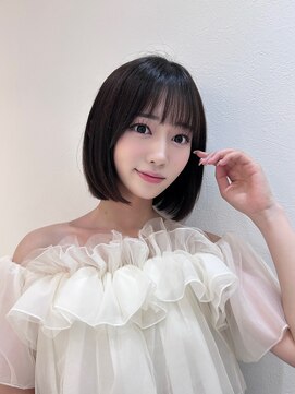 シー バイ ロンド 新宿(Sea by Lond) ミディアム×暗めカラー[デザインカラー/フェイスフレーミング]