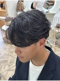 フェザーパーマニュアンスパーマリバースセンターパート