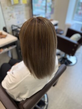 ハイライト、白髪ぼかし