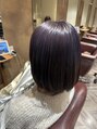 アグ ヘアー サイン 榴岡店(Agu hair sign)&nbsp;ブリーチからの紫で可愛く仕上がりました！