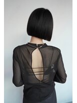 ホネン(honen)&nbsp;薬院【honen】ショートボブウルフレイヤー髪質改善メテオカラー