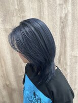 イノセンス 西宮北口店(innocence)&nbsp;【innocence】西宮/ネイビーブルー/レイヤースタイル＠宮本