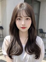 グロウ 恵比寿(grow) 韓国風ミルクティーグレージュカラーベージュブラウン