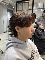 ニアバイスイ(Nia By SUI)&nbsp;綿貫航太/メンズカット/ニュアンスパーマ/センターパート