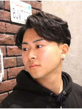 フリークバーバーショップ 河原町三条店(FREAK BARBER SHOP) スペインカール/スパイキーショート/フェザーパーマ/河原町三条K