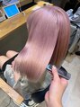 ラフィスヘアー クロム 大宮店(La fith hair chrome)&nbsp;ブリーチを何度か繰り返すたび、理想の色味に近づきます♪