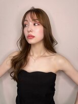 ボタン ハカタ(VOTAN hakata)&nbsp;【前田七音】オリーブベージュ/ブリーチなし/レイヤーカット