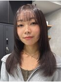 銀座髪質改善ミルクティーブロンドダークブルーワンホンレイヤー